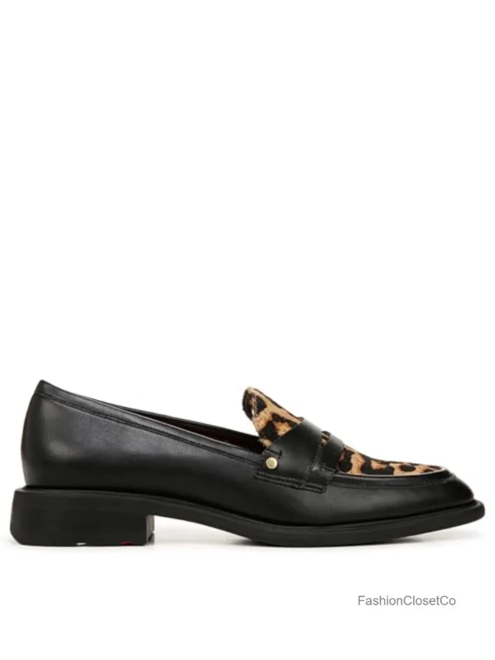 Franco Sarto Edith Women's Casual Loafer Penny Strap Slip On Block Heel